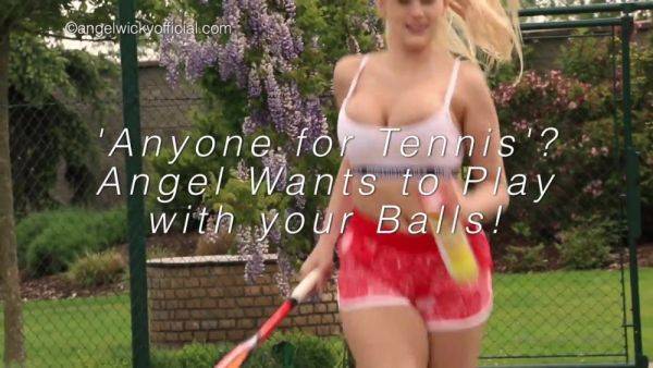 View this HD video of AngelWicky Onlyfans Video rying to play tennis but my boobies falling out My bra is too small CZ Sn .. 1280x720