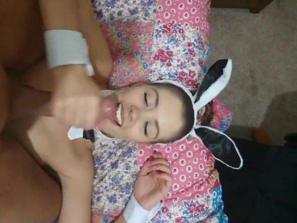 View uncensored video named Naughty Poppy [0944257] BUNNY POPPY GETS CUM IN MOUTH [2018 01 03]