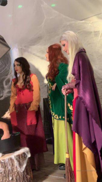 Enjoy watching the uncensored clip of AngelWicky Onlyfans Video e, Valentina Nappy and Zazie Sky as naughty witches in Hocus Pocus parody(..) 1080x1920