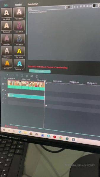 Play complete movie called AngelWicky Onlyfans Video Editing for tomorrow edituju na ztek 720x1280