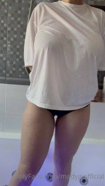 Enjoy watching hardcore scene called Mady Gio Wet Tshirt