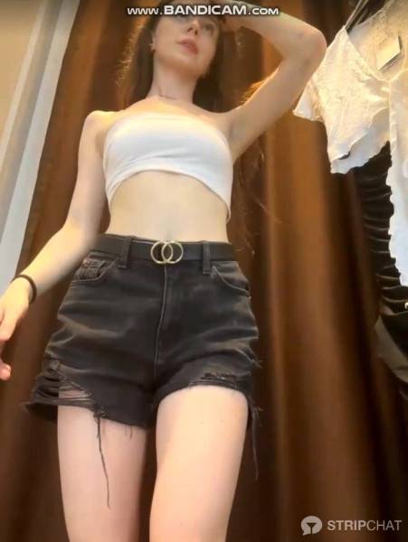 View hardcore movie named MilaBee teasing in dress room 1