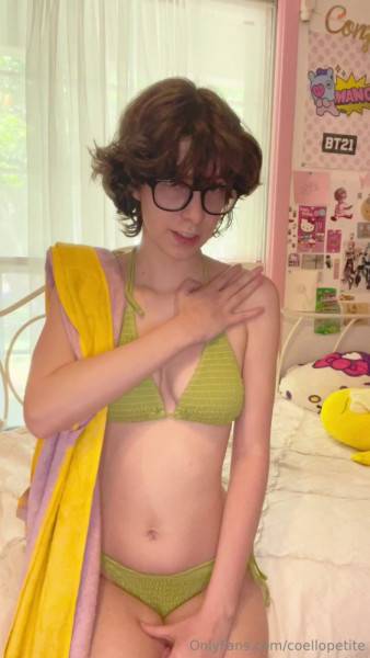 View the uncensored video named Coellopetite begs to cum inside her